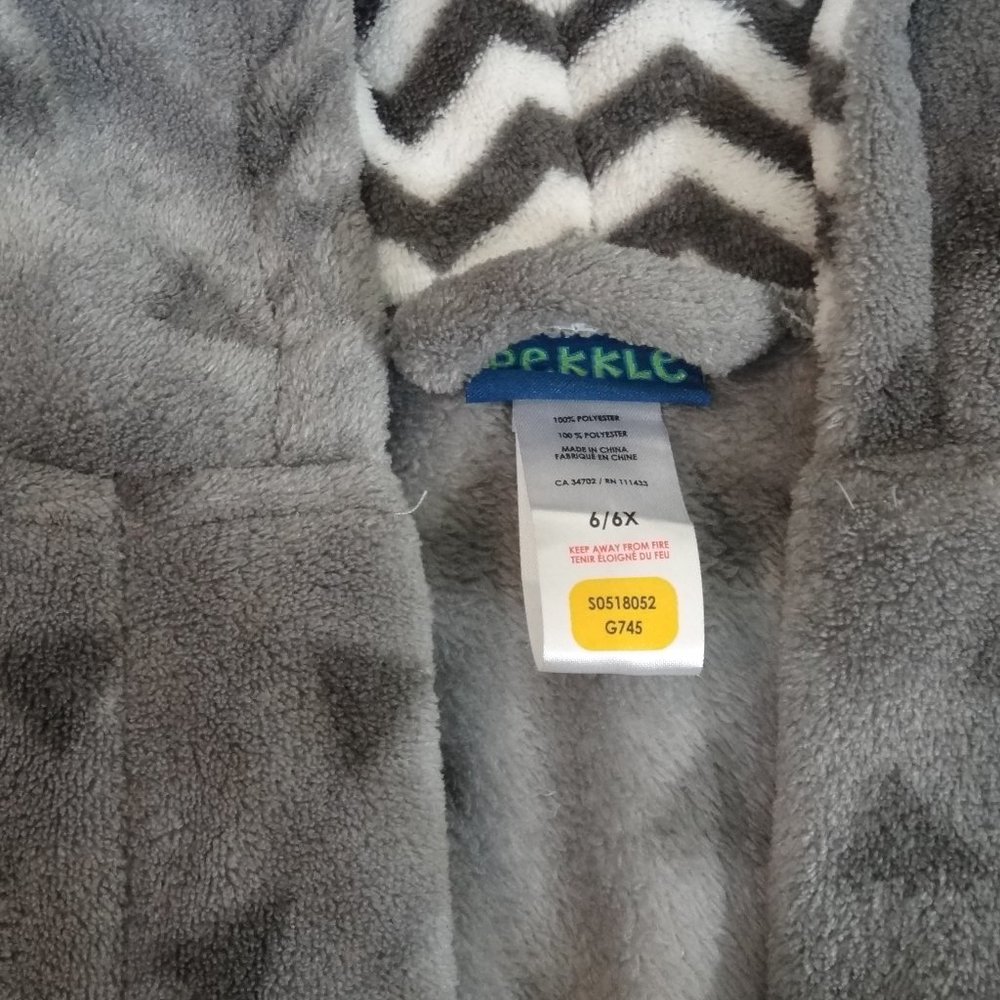 Kids koala Bath Robe / House Robe Size 6x - Picture 3 of 6